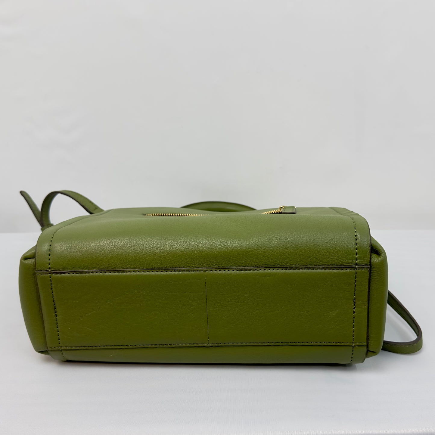 PAUL CASTELLOE - Feminine Leather Handbag - Olive Green
