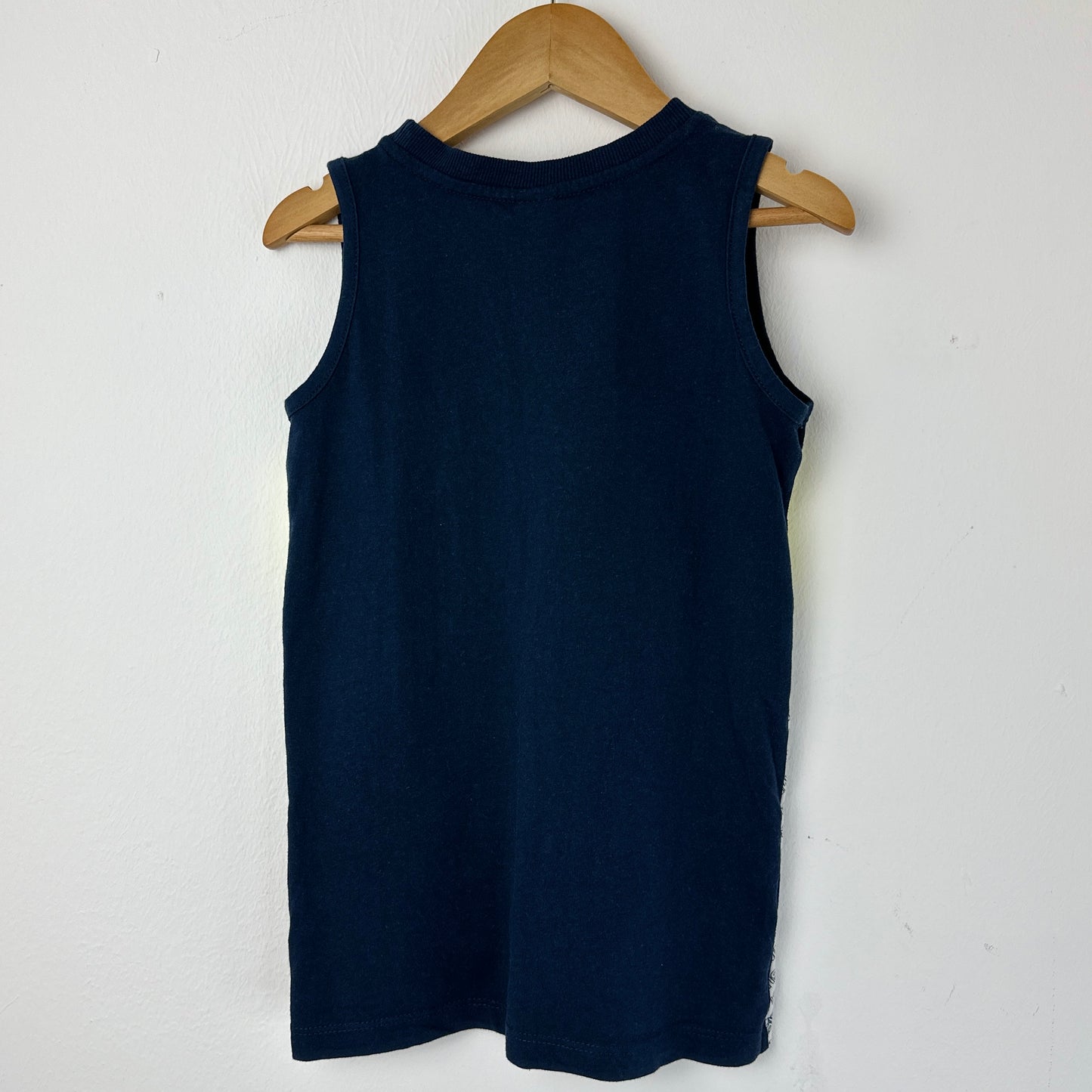 Boys Sleeveless Shirt- Summer Vests & Tops -Navy