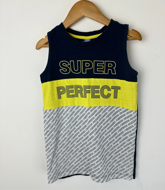 Boys Sleeveless Shirt- Summer Vests & Tops -Navy