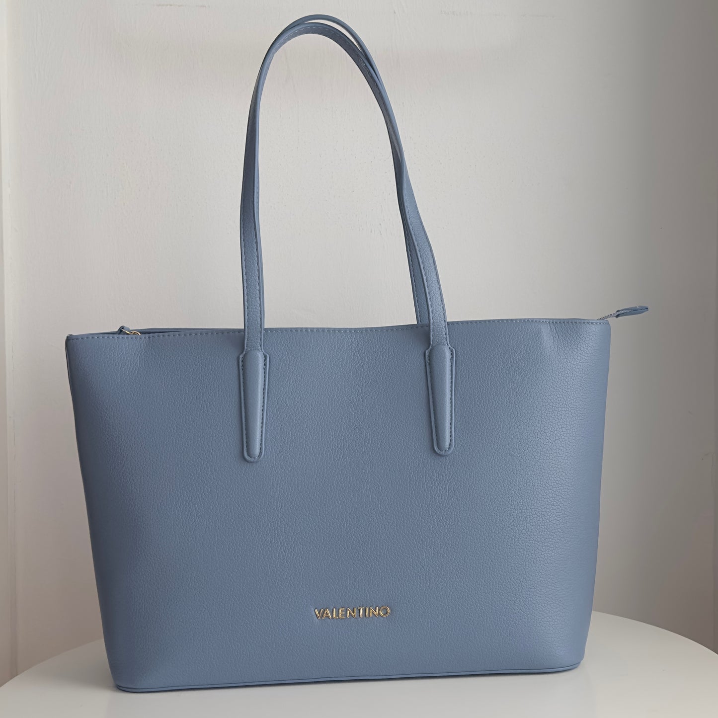 VALENTINO -Shopper bag -Faux Leather handbag -Powder Blue