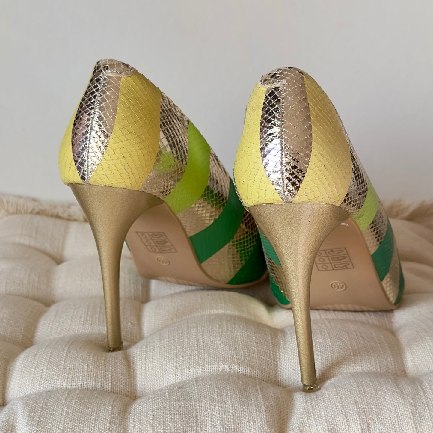 Luxury Classic Leather High Heels -Multiple Colours