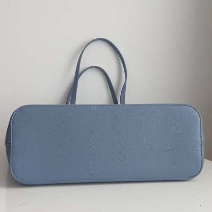 VALENTINO -Shopper bag -Faux Leather handbag -Powder Blue