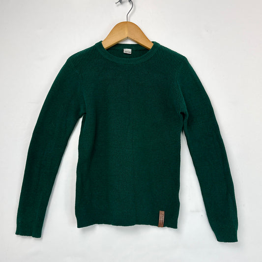 Children’s Knit sweater -Kids Jumper - Forest Green