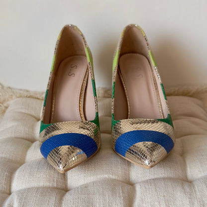 Luxury Classic Leather High Heels -Multiple Colours