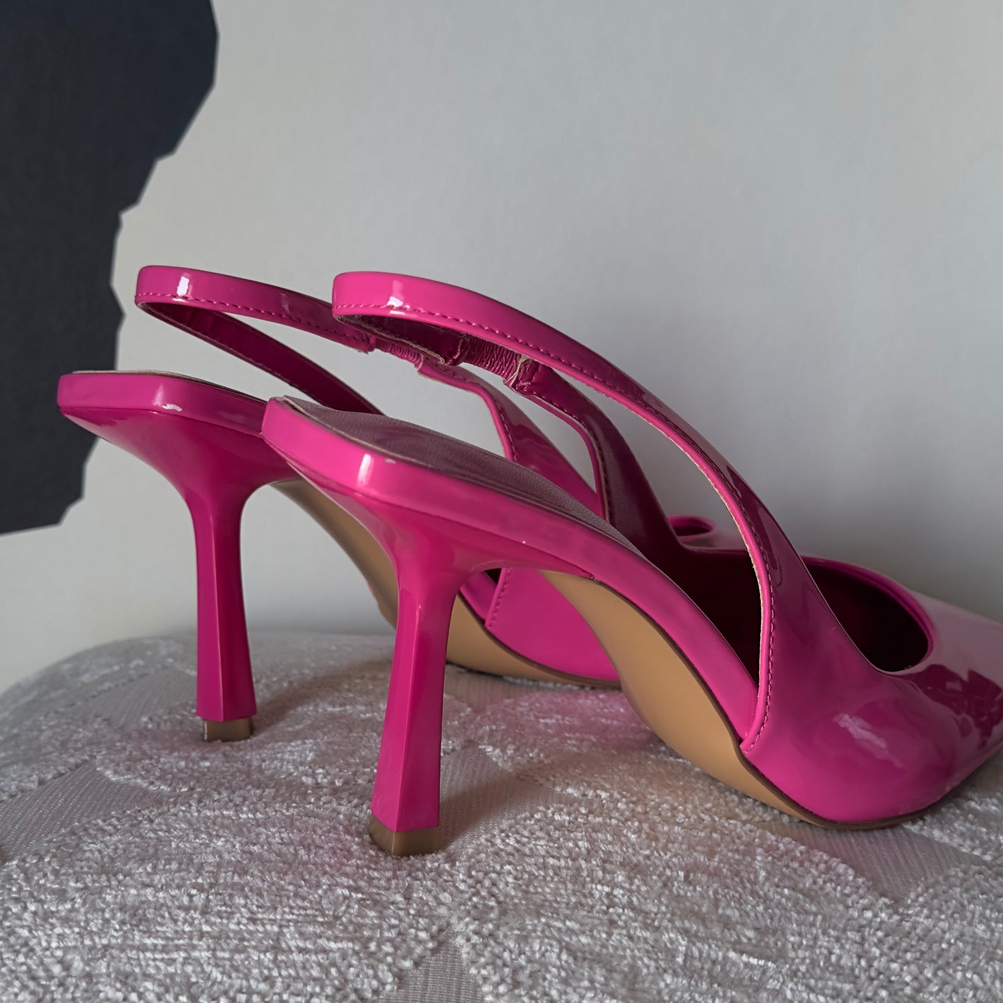 GRACELAND Slingback Heels -Hot Pink Shoes