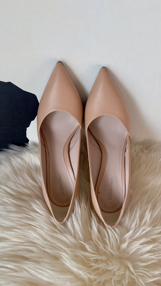 CALVIN KLEIN -Classic Heels -Vintage Beige