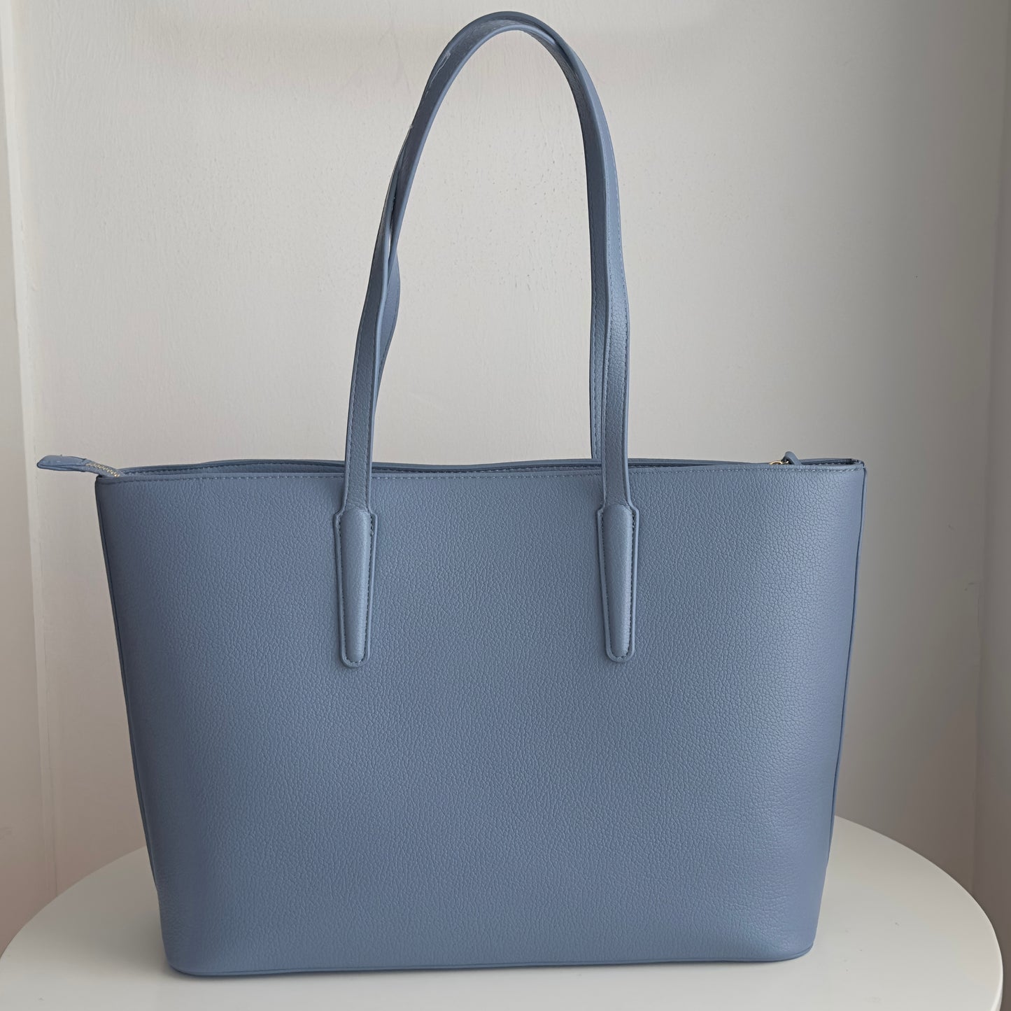 VALENTINO -Shopper bag -Faux Leather handbag -Powder Blue