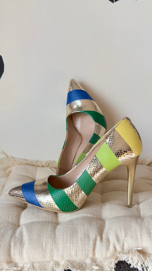 Luxury Classic Leather High Heels -Multiple Colours
