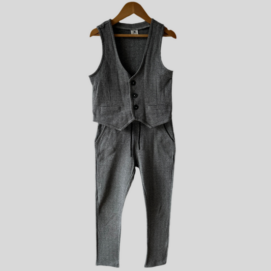 Boys Grey Suit - Vest & Pantaloon -Children’s Formal wear - Suits